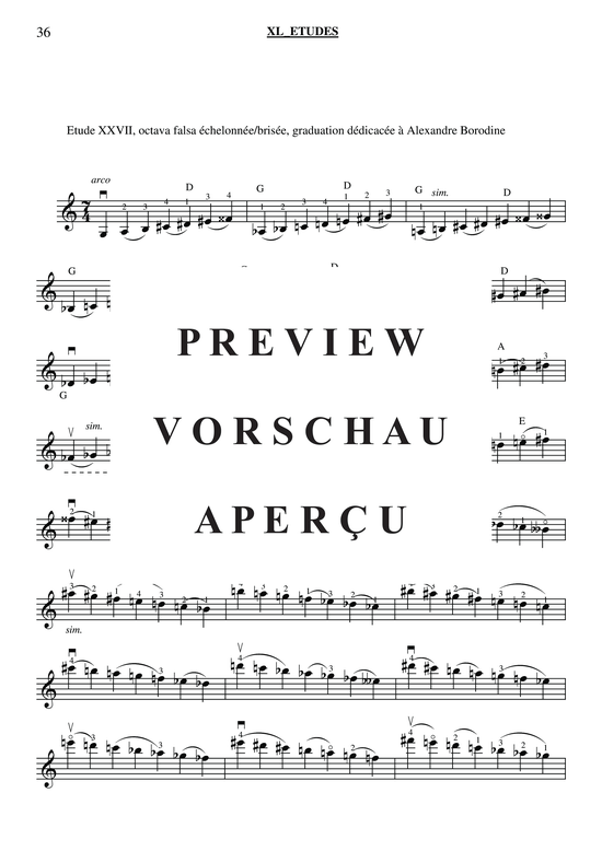gallery: 40 Études for Violin , , (Geige Solo)