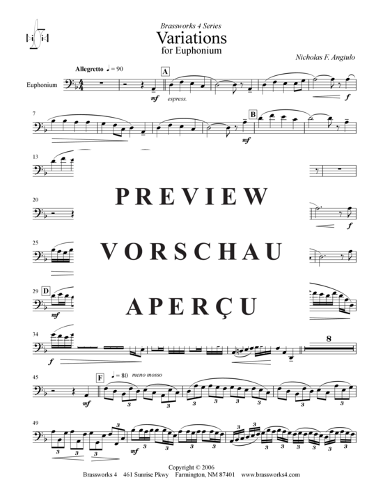 Product gallery: Page 2 of 11 Variationen , , (baritone pos + piano)