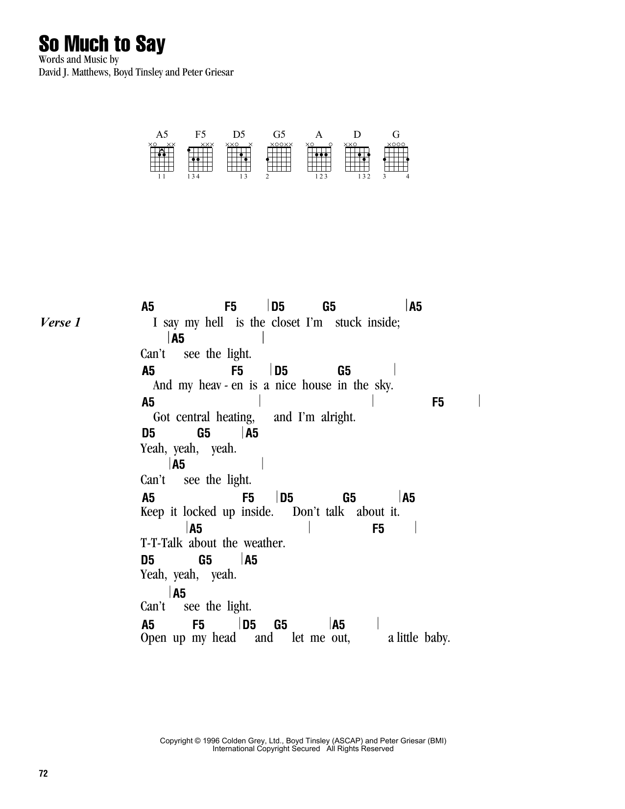 Produktbild zu: So Much To Say