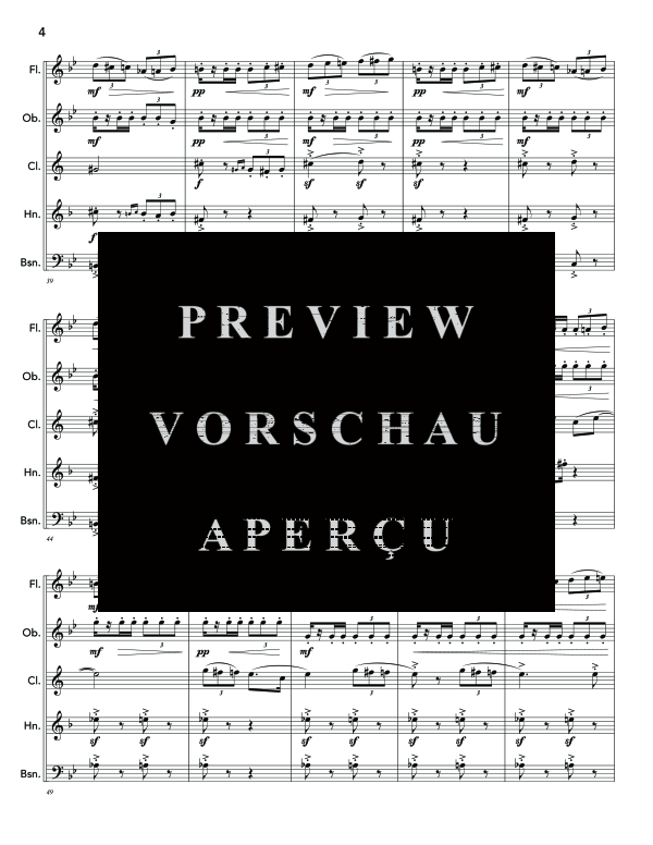Produktgalerie: Seite 8 von 11 Bagatelles for Bugs, , (Holzbläser Quintett)