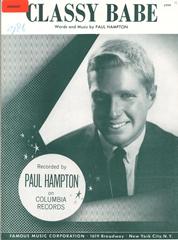 cover: Classy Babe, Paul Hampton, Gesang, Gitarre, Klavier