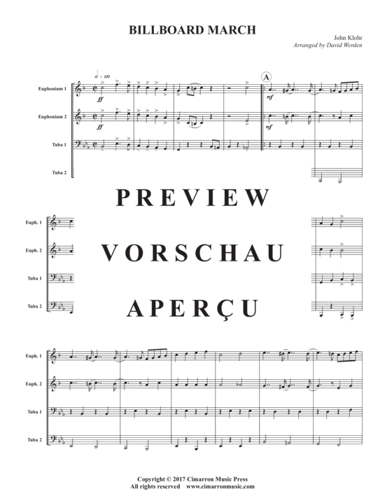 Product gallery: Page 16 of 21 March Collection for Tuba Quartet , , (Tuba Quartett EETT)