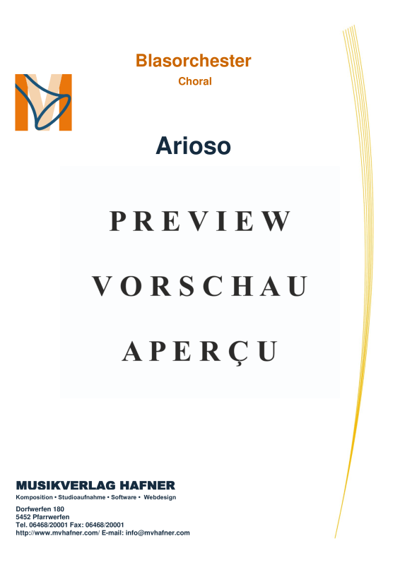 Product gallery: Page 2 of 11 Arioso, , (large wind orchestra)