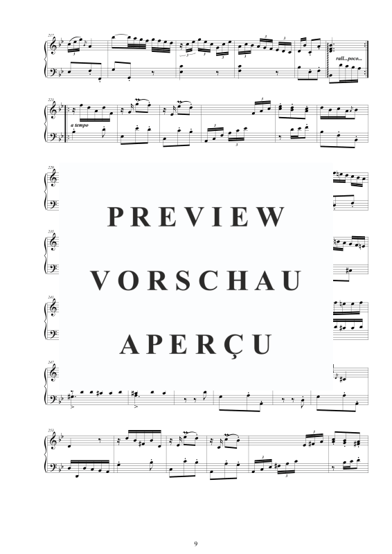 Produktgalerie: Seite 10 von 11 Cembalo Sonate Nr. 4 in G-Moll Op.1, , Cembalo/Klavier Solo