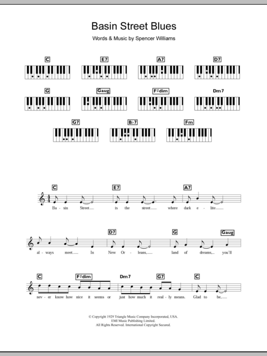 Produktbild zu: Basin Street Blues