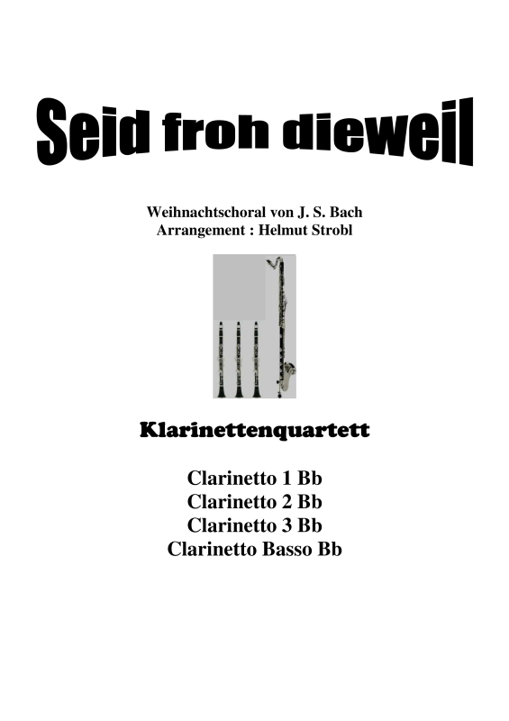 Produktbild zu: Seid froh dieweil