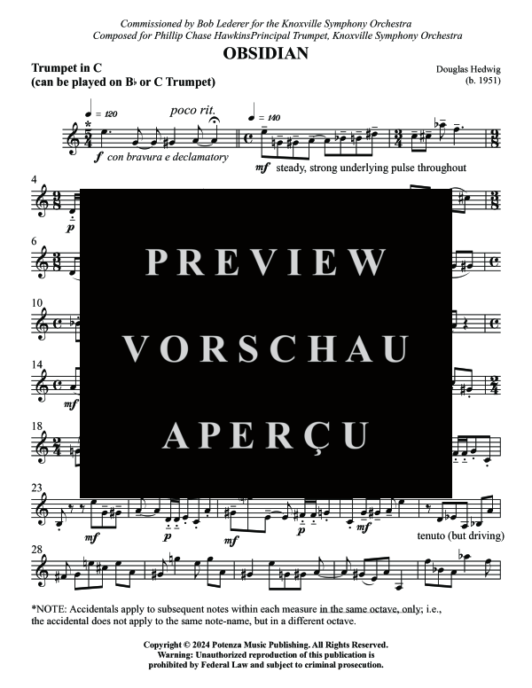 Produktgalerie: Seite 5 von 11 Obsidian, , (Trompete in C/B)