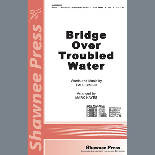 cover: Bridge Over Troubled Water (arr. Mark Hayes), Simon & Garfunkel
