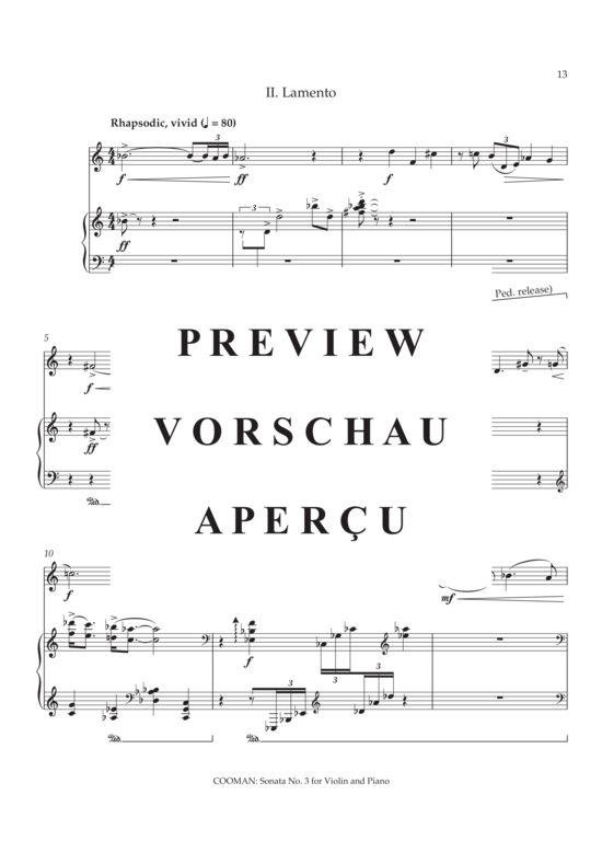 Product gallery: Page 14 of 21 Sonata no. III for violin and piano , , (violin + piano)