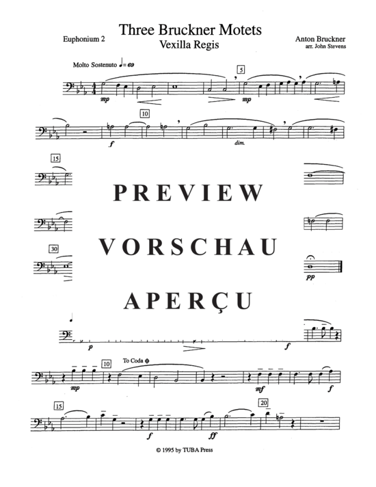Product gallery: Page 13 of 20 Three Bruckner Motets , , (Tuba Quartett EETT)