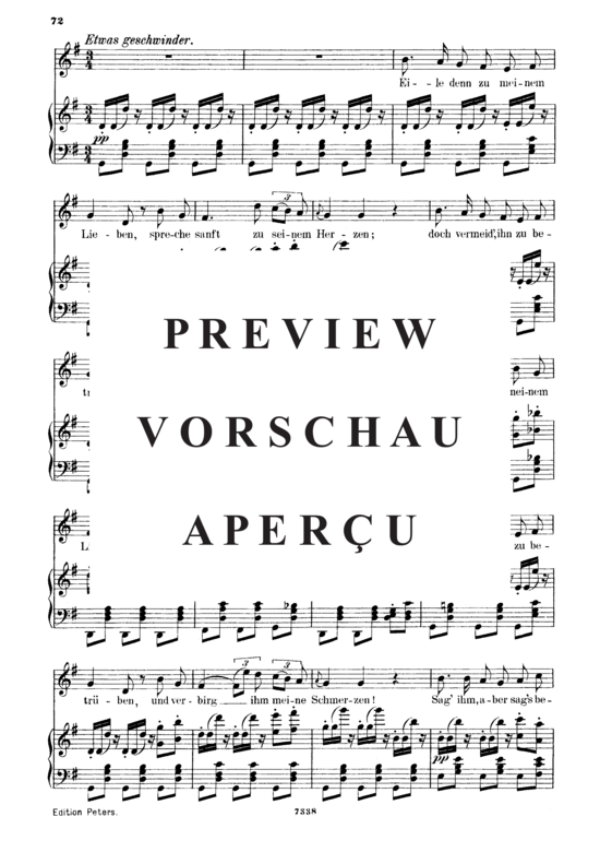 Product gallery: Page 6 of 8 Suleika II, D.717 Ach, um deine feuchten Schwingen, , Medium Voice and Piano