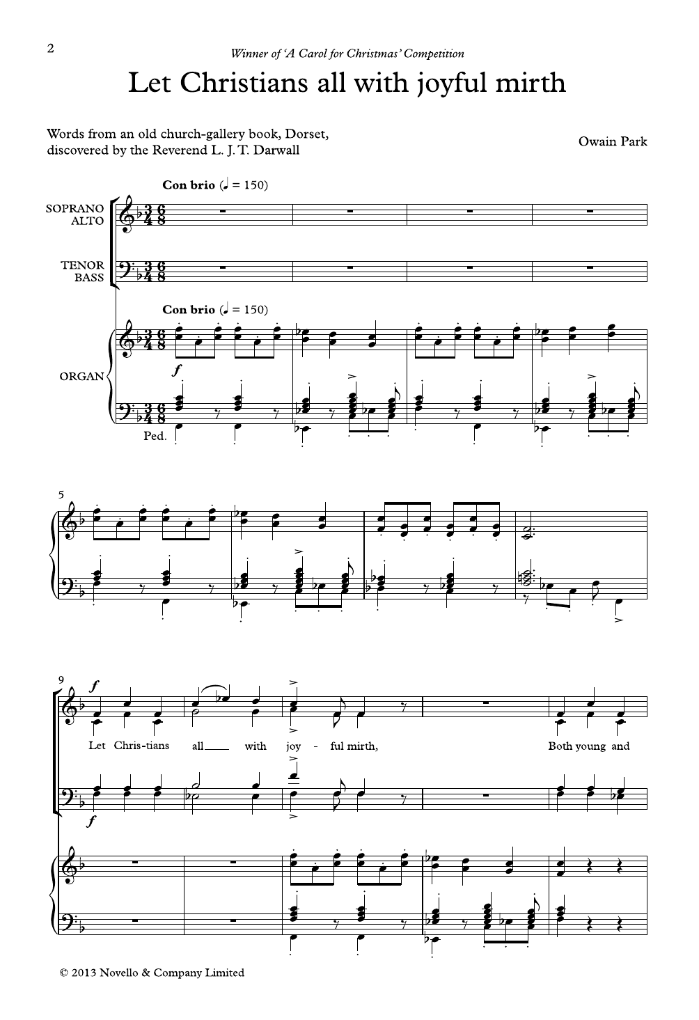 Produktgalerie: Seite 1 von 1 Let Christians All With Joyful Mirth, Owain Park, Chor