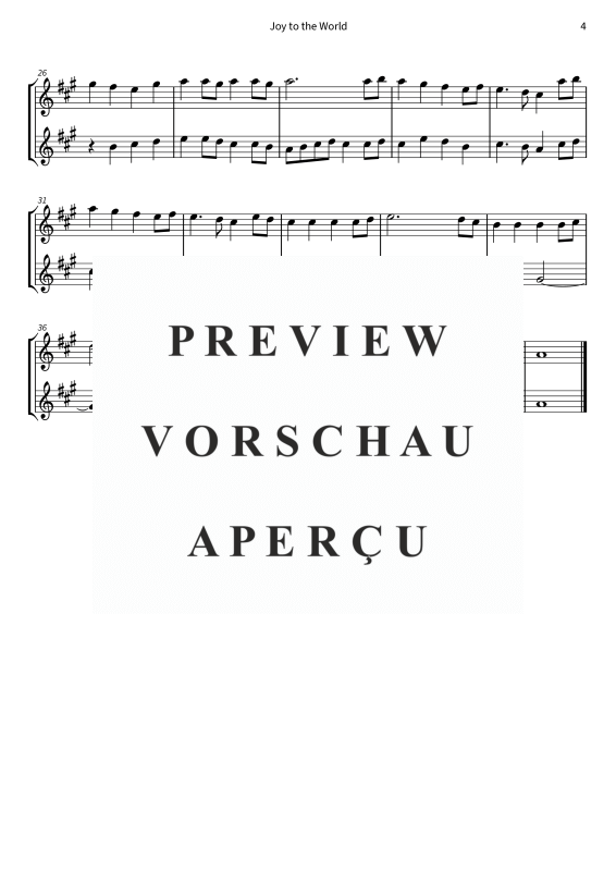 Product gallery: Page 6 of 8 Joy to the World - aus dem Album Barock und Jazz zum Fest, , (Duet 2x alto saxophone)