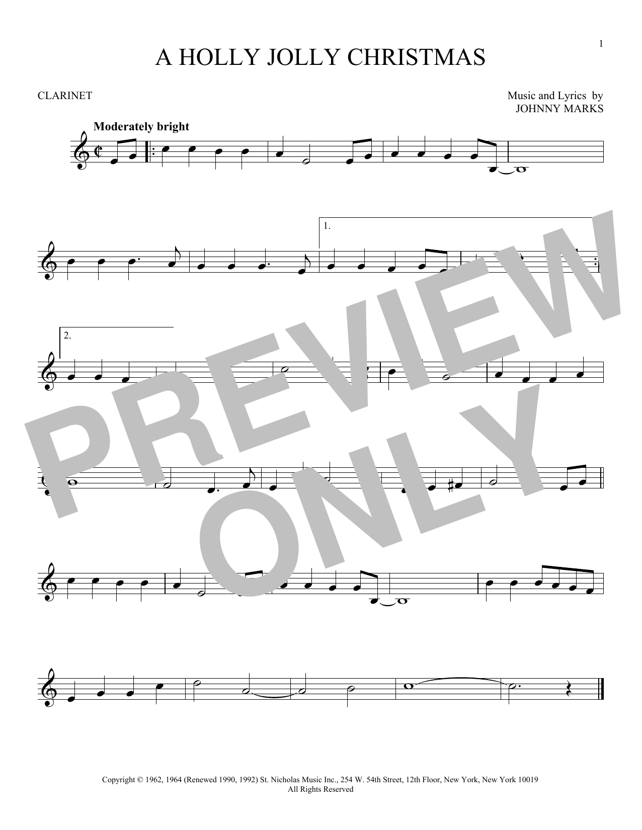 Product gallery: Page 1 of 1 A Holly Jolly Christmas, Johnny Marks