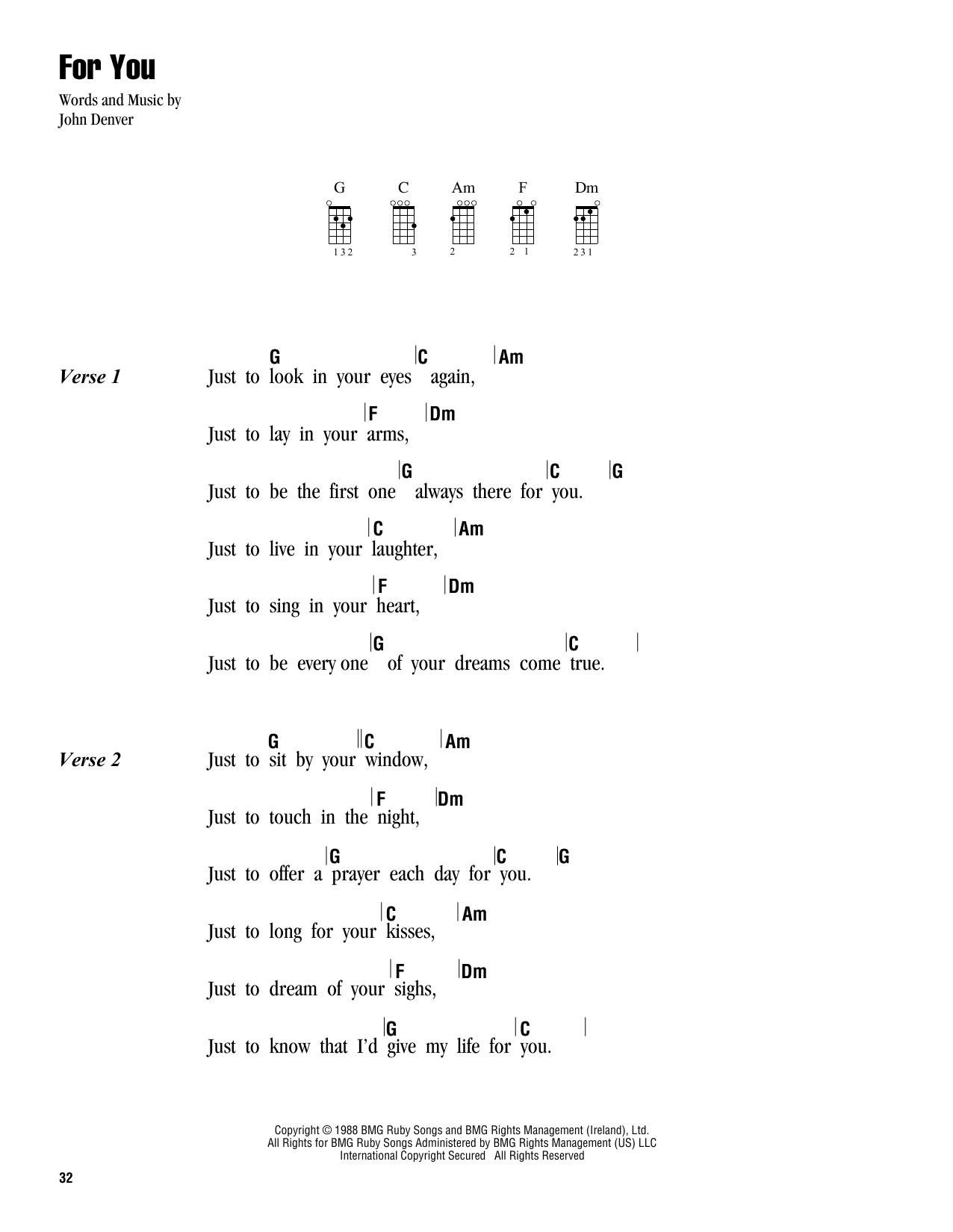 Product gallery: Page 1 of 1 For You, John Denver