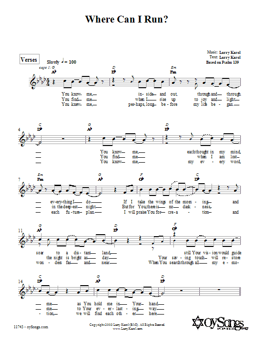 Product gallery: Page 1 of 1 Where Can I Run?, Larry Karol