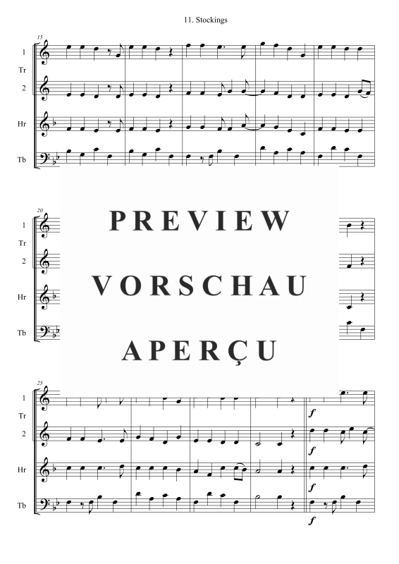 gallery: Stockings, , Blechbläser Quartett