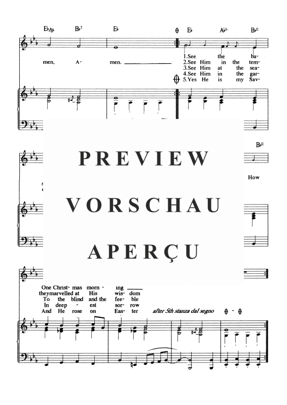 gallery: Amen, , Voice and Piano