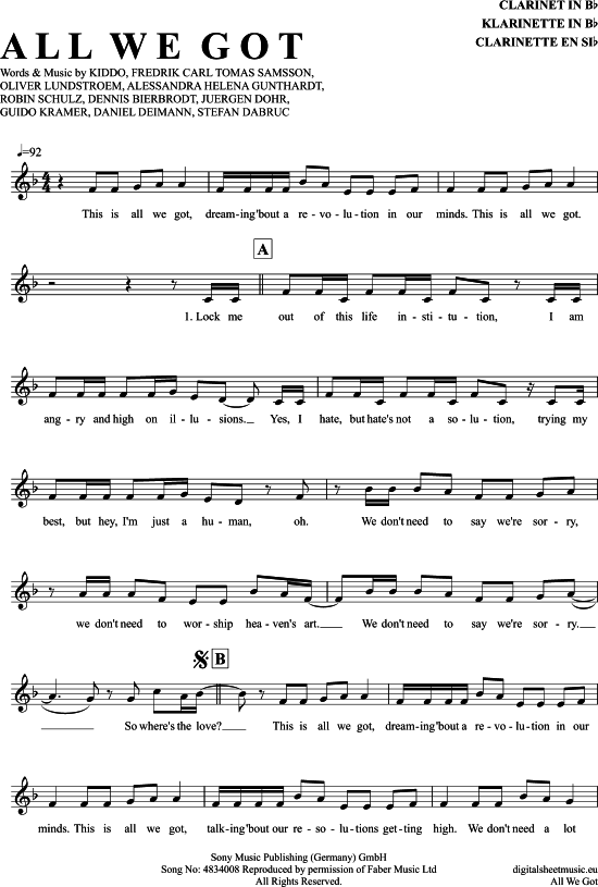 Product picture to: All We Got Robin Schulz und Kiddo