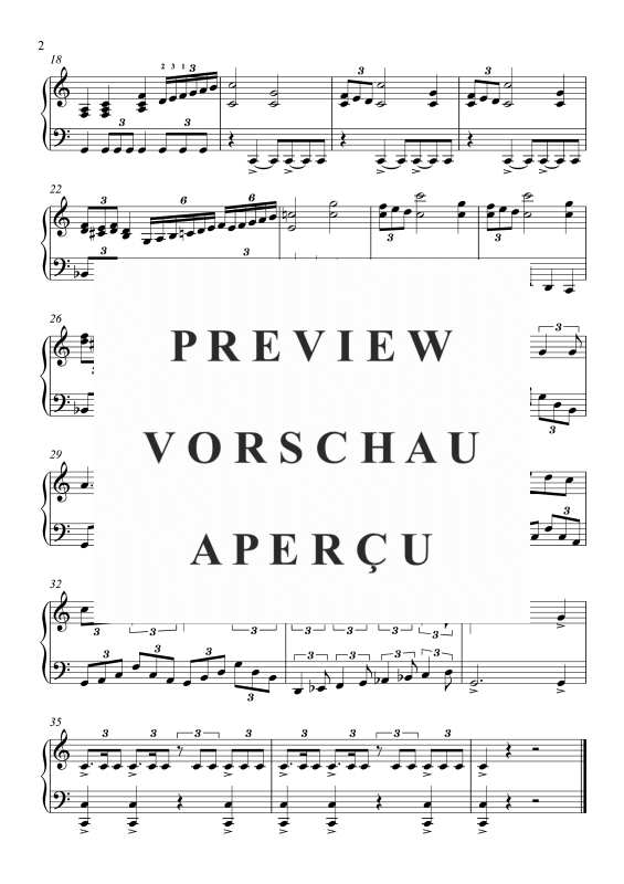 Product gallery: Page 3 of 3 Star Wars - Main Theme, Inagawa, Akiko, Easy Solo Piano in C Major