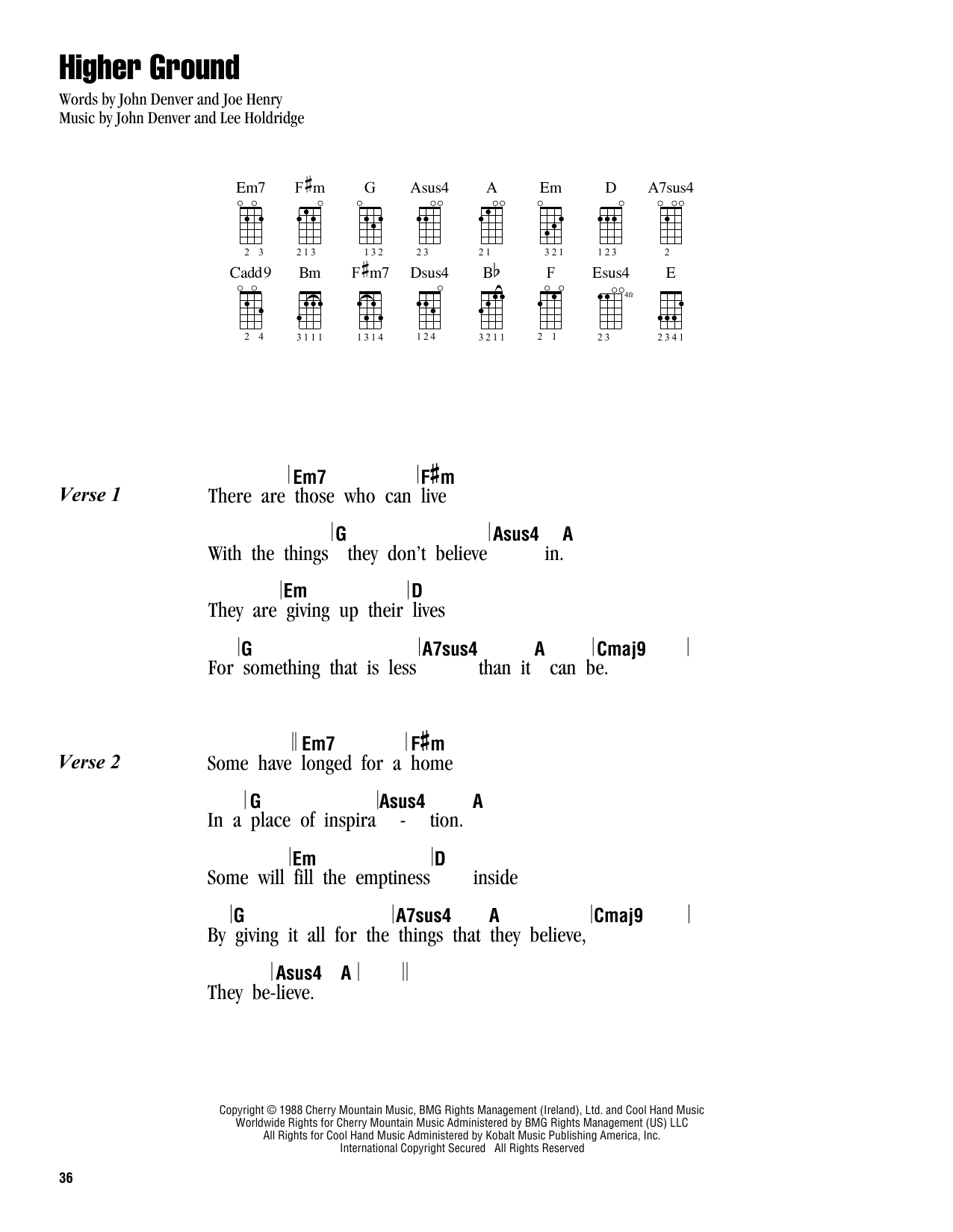 Product gallery: Page 1 of 1 Higher Ground, John Denver