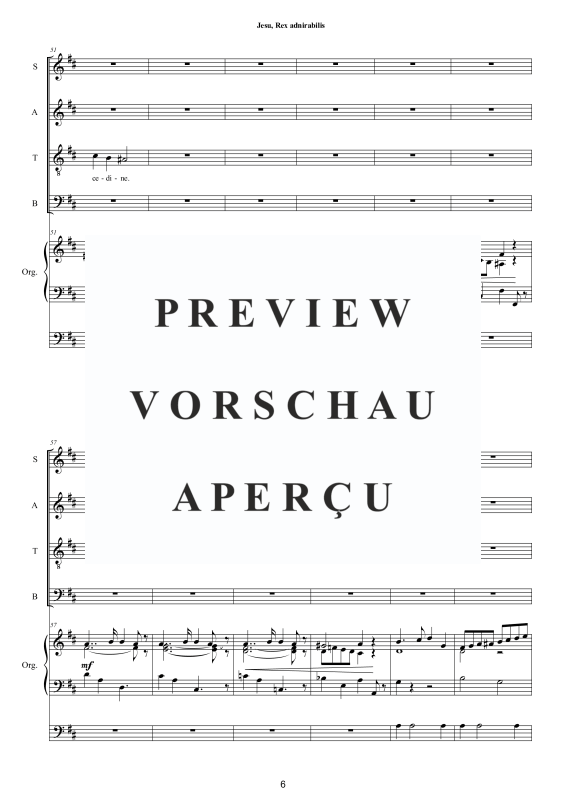 Produktgalerie: Seite 7 von 11 Jesu, Rex admirabilis, , Gemischter Chor und Orgel