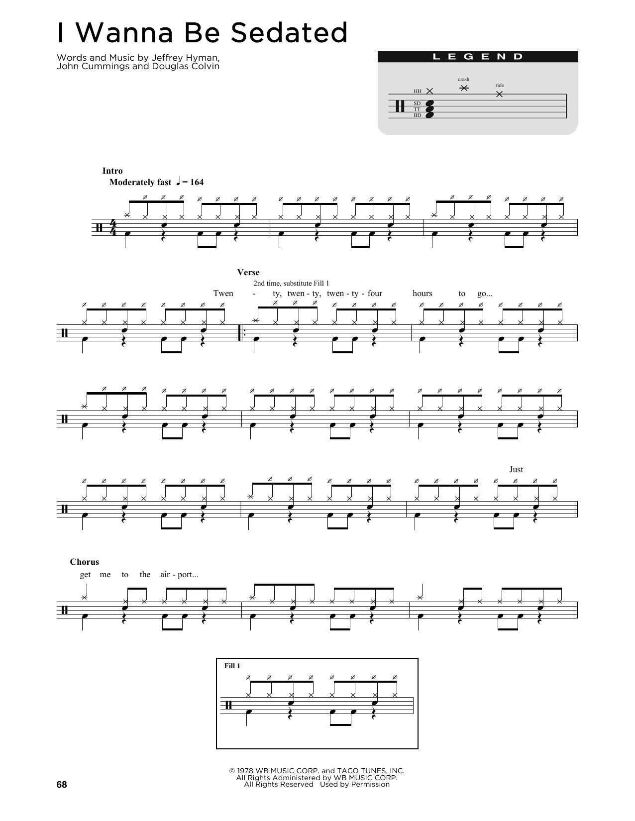 Product gallery: Page 1 of 1 I Wanna Be Sedated, Ramones