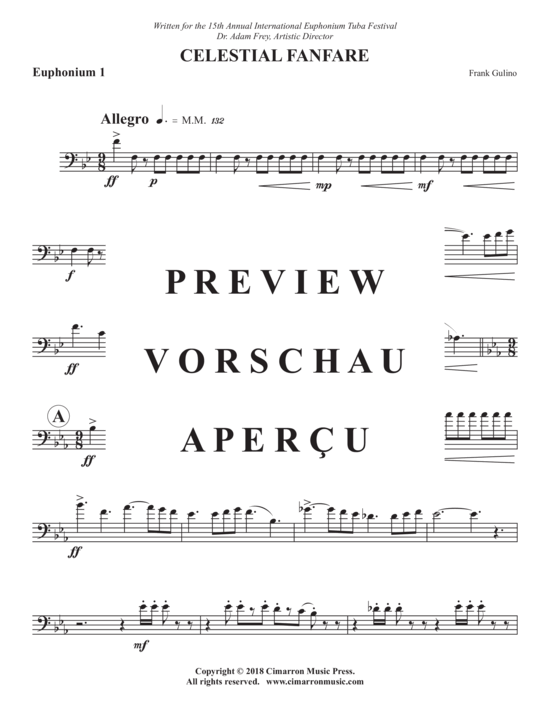 Product gallery: Page 9 of 21 Celestial Fanfare , , (Tuba Ensemble EEEETTTT)