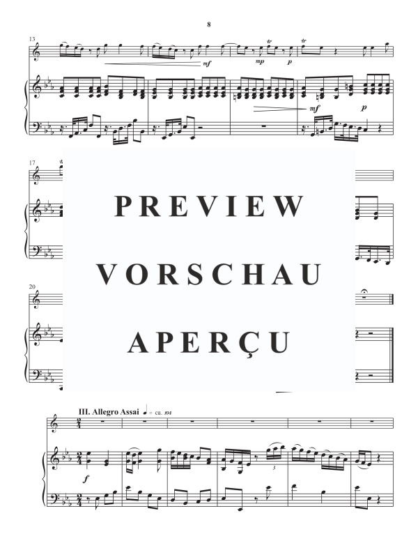 Produktgalerie: Seite 11 von 11 Konzert No. 2 in Es-Dur, , Horn in F und Klavier
