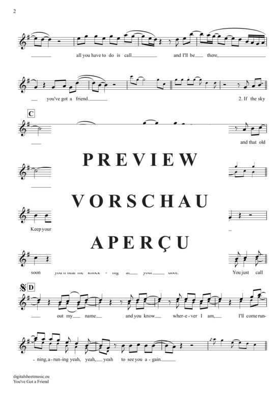 Product gallery: Page 3 of 4 You´Ve Got A Friend , King, Carole, Alto Saxophone