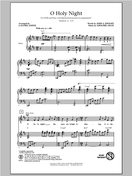 Produktbild zu: O Holy Night