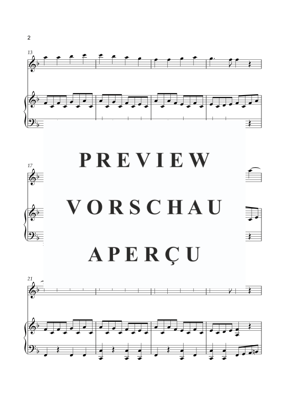 Product gallery: Page 3 of 8 Europhymne - Ode an die Freude, , Transverse Flute and Piano