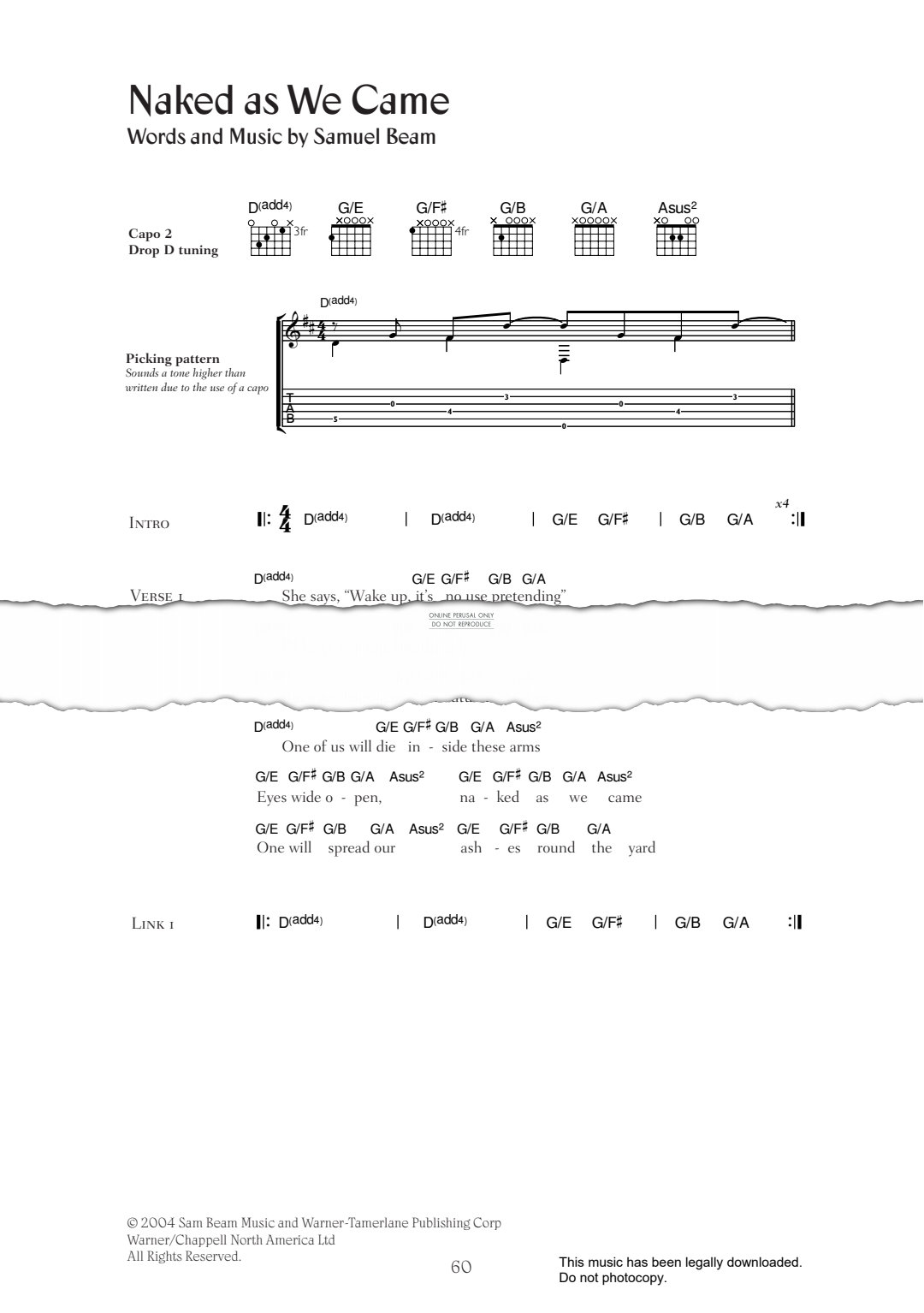 Produktbild zu: Naked As We Came