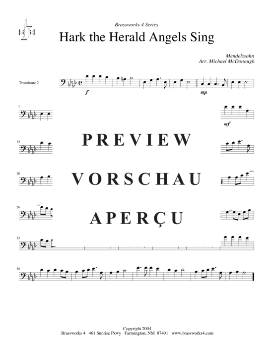 Product gallery: Page 5 of 7 Hark! The Herald Angels Sing , , (Trombone Quartet)