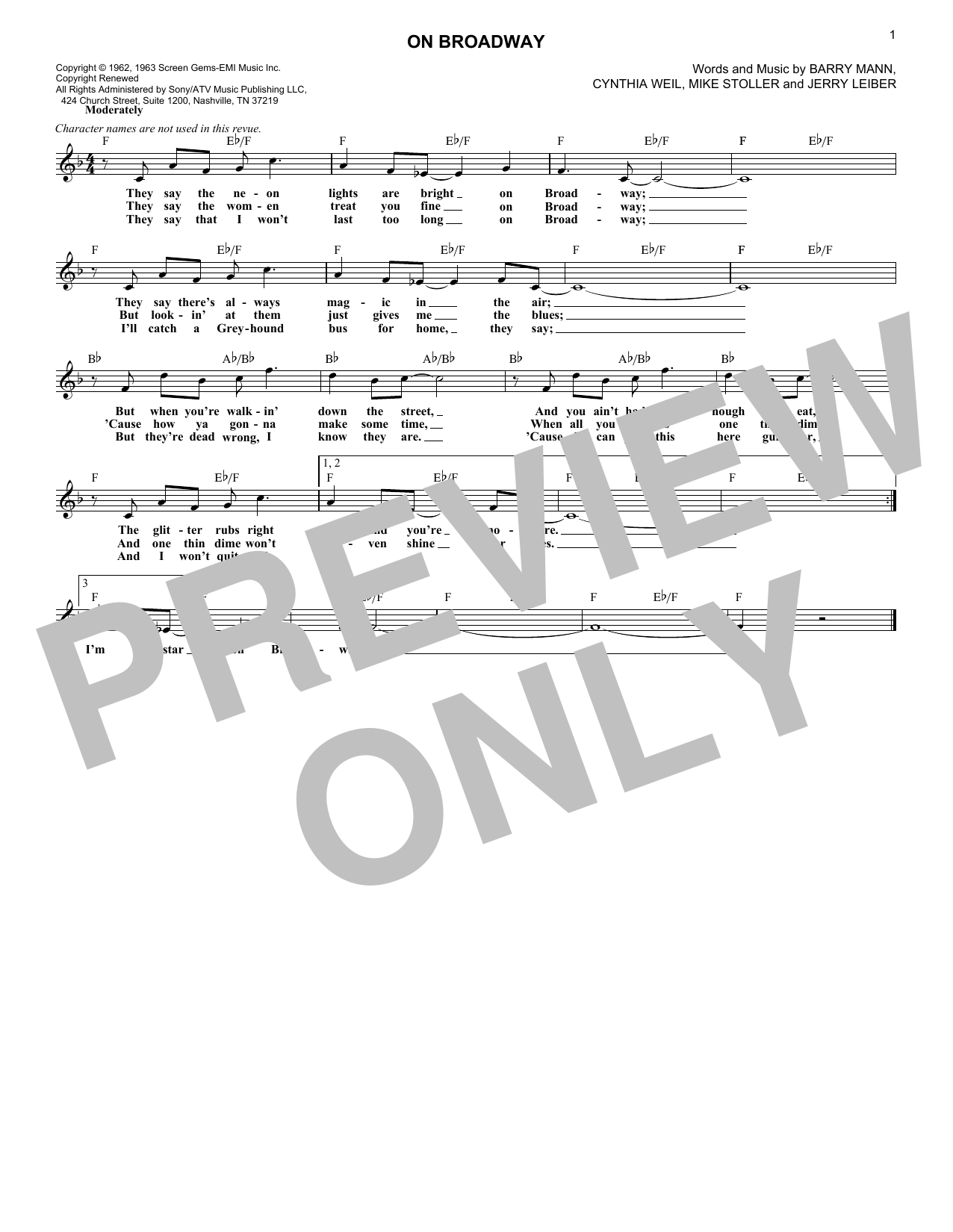 Product picture to: On Broadway