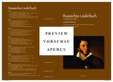 Product gallery: Page 2 of 21 Russisches Liederbuch Band III , , (medium voice + piano)