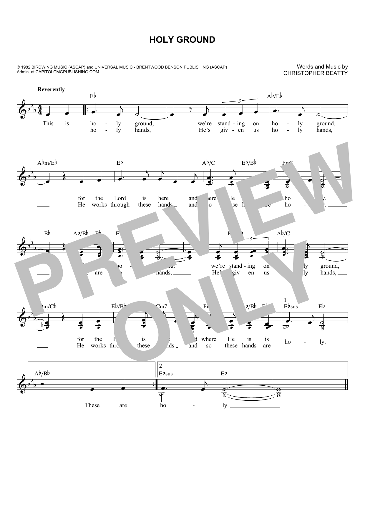 Produktbild zu: Holy Ground