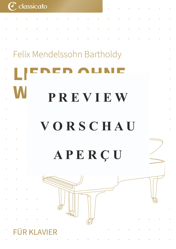 Produktgalerie: Seite 2 von 11 Lieder ohne Worte op. 19, , Klavier Solo