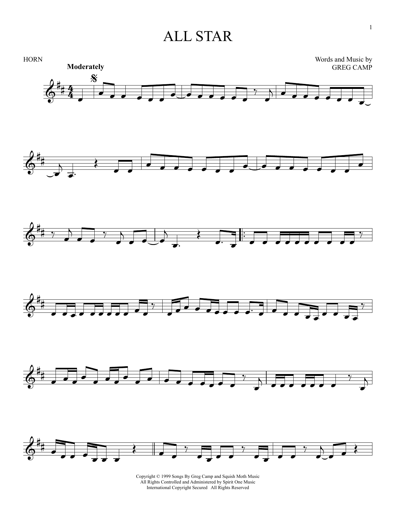 Produktgalerie: Seite 1 von 1 All Star, Smash Mouth, Horn