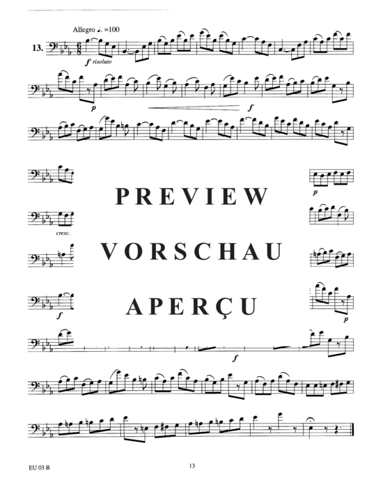 Product gallery: Page 16 of 21 Etudes for Euphonium, Vol. 3 , , (Euphonium Solo)