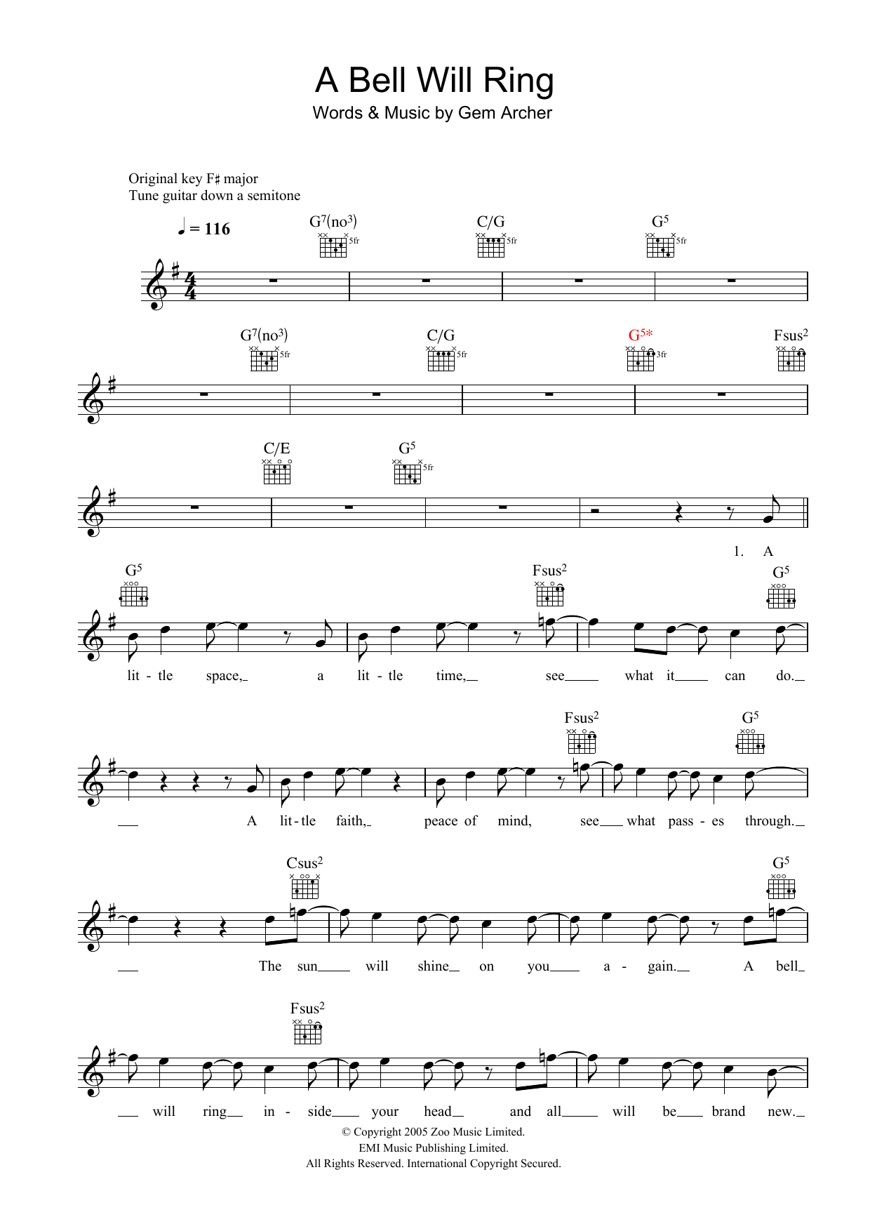 Produktgalerie: Seite 1 von 1 A Bell Will Ring, Oasis, Melodieinstrument