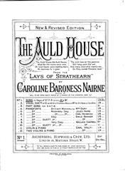 cover: The Auld House, Caroline Baroness Nairne, Gesang, Klavier