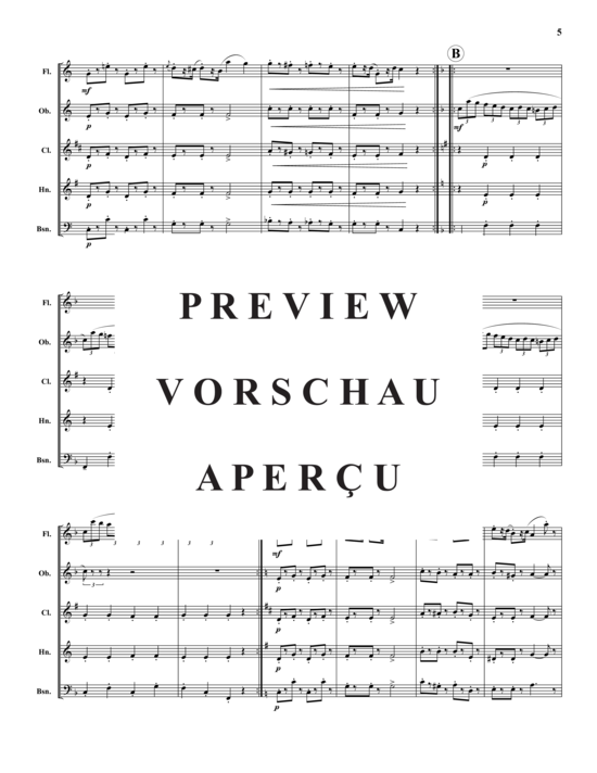 Produktgalerie: Seite 6 von 21 Burgmuller Suite , , (Holzbläser-Quintett)