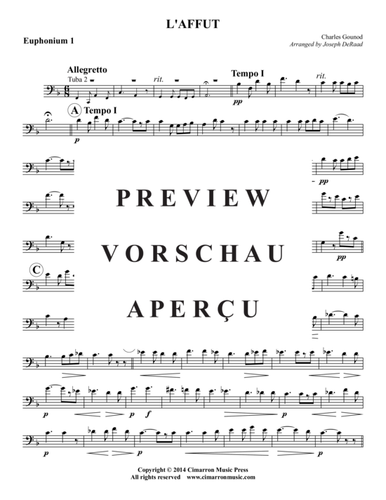 Product gallery: Page 6 of 17 L'Affut , , (2x Baritone, 2x Tuba)
