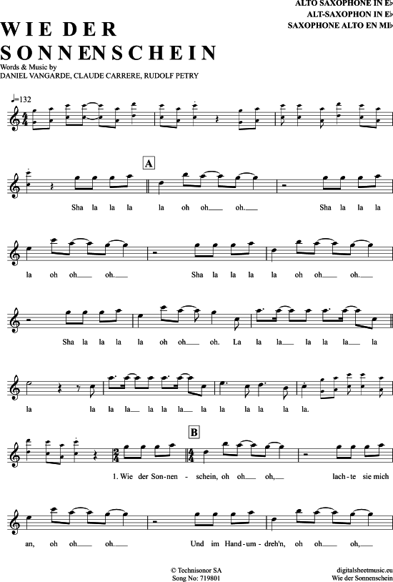 Product picture to: Wie Der Sonnenschein Michael Holm