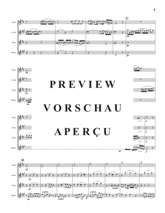 Product gallery: Page 6 of 18 Pavana Philippi , , (Saxophone quartet SATB)