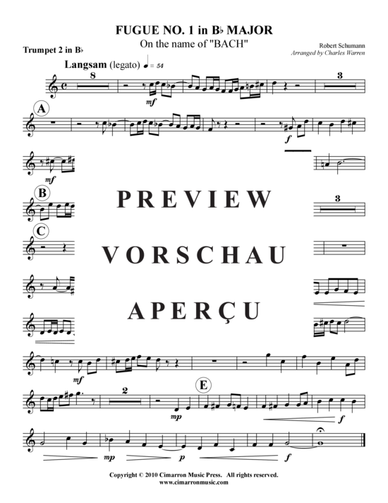 Produktgalerie: Seite 9 von 10 Fuge Nr. 1 in Bb , , (Blechbläserquintett)