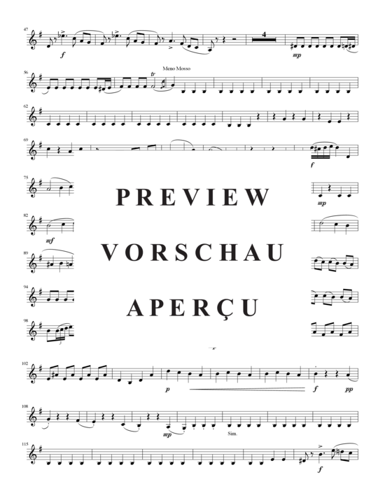 Produktgalerie: Seite 13 von 20 Ouvertüre, , (2xTrompete in B, Horn in F, Posaune)