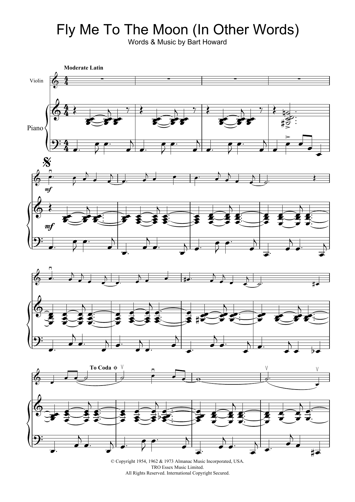 Product picture to:  Fly Me To The Moon (In Other Words) - Frank Sinatra