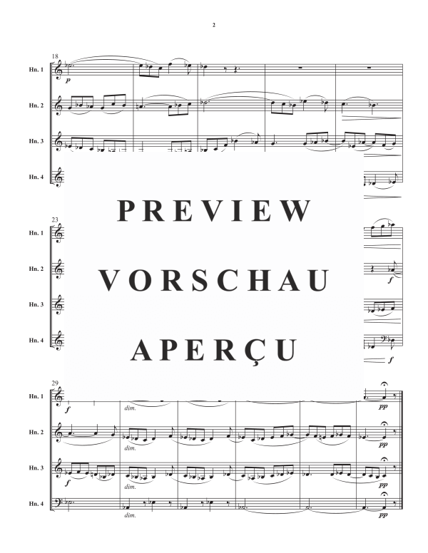Product gallery: Page 4 of 8 Andante in Des-Dur, , Horn/Tuba Quartet